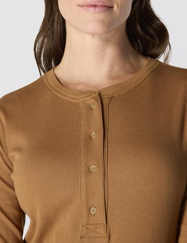 Image of Carhartt Women's TENCEL Fiber Series Relaxed Fit Long-Sleeve Ribbed Henley