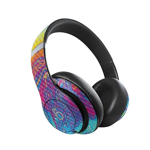 Image of MightySkins Carbon Fiber Skin Compatible with Beats Studio Pro - Paint Currents | Protective, Durable Textured Carbon Fiber Finish | Easy to Apply