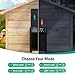 SMILE FOREST Automatic Chicken Coop Door with Light Sensor & Timer Control - Multi-Mode Chicken Door Opener with Solar Charging