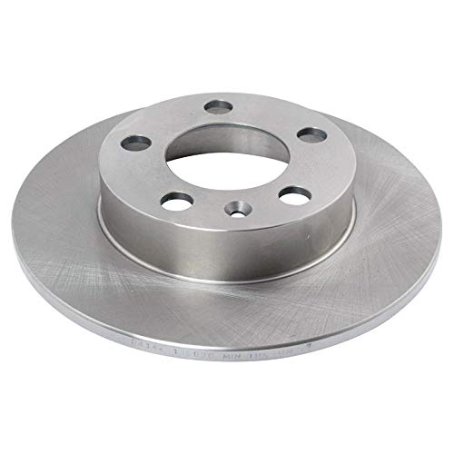 Image of TRQ Rear Brake Pad and Rotor Set Ceramic Solid Rotors