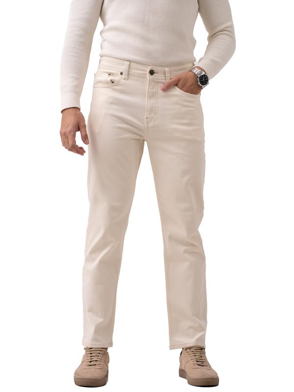 Image of The Pant Project Relaxed Fit Stretchable Jeans for Men | Mens Stylish Denim Cotton Pants