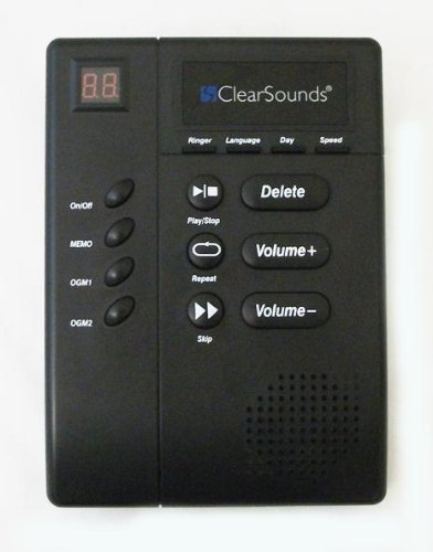 CLEAR SOUNDS-Digital Amplified Answering Machine with