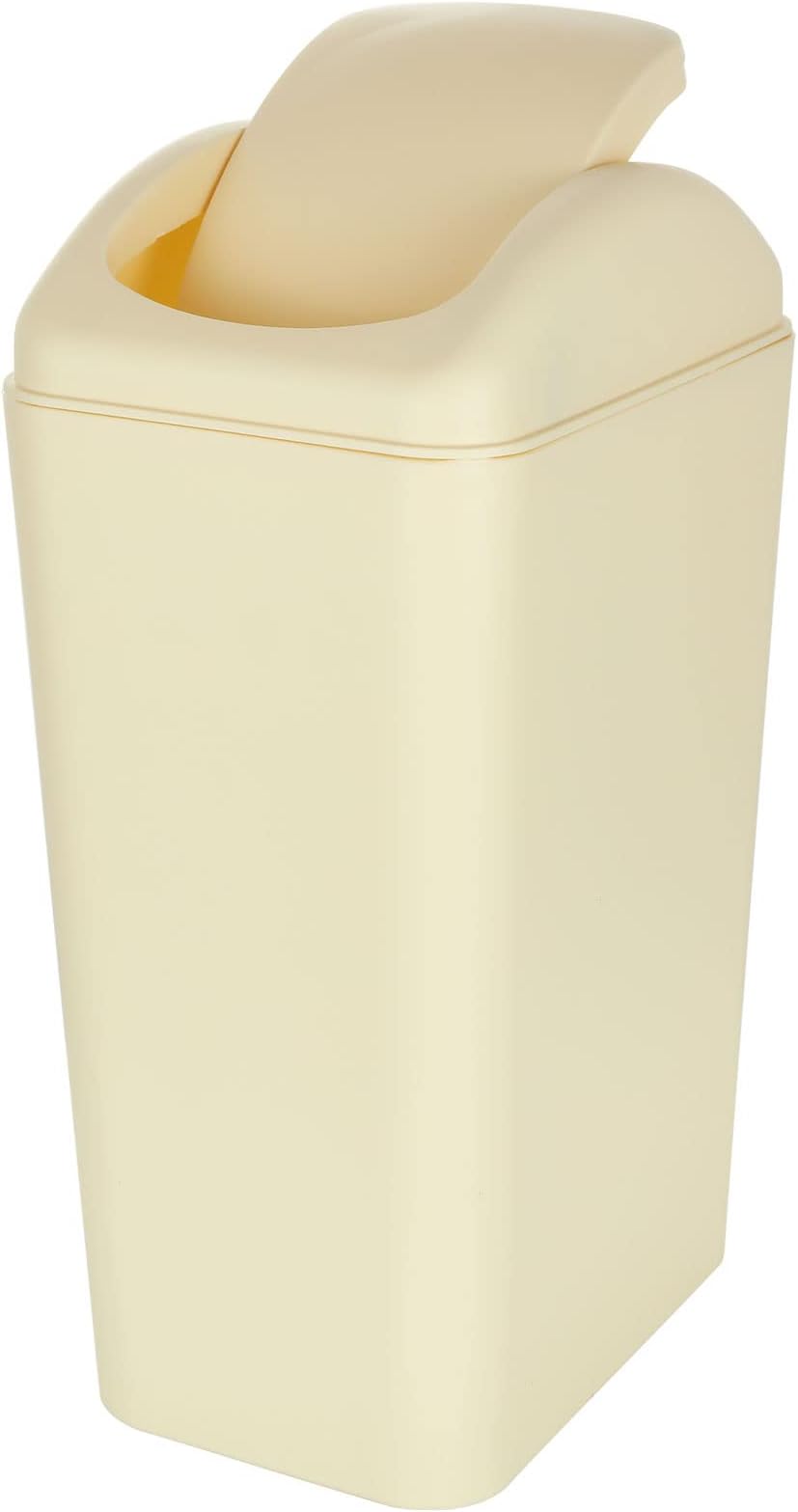Sterilite White 12 Qt SwingTop Wastebasket Home & Kitchen