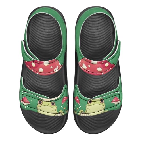 Kids Sandals Cartoon Car Print Athletic Sandals for Boys US 5 Causal Summer Sport Shoes with Adjustable Strap for Hiking Walking Beach Pool