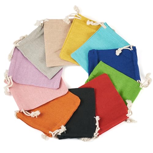 Sacs en mousseline de coton pour cadeaux de invités de mariage et fêtes