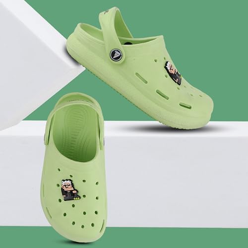 Image of FUEL Hooper Lightweight & Comfortable Pull-On Casual Clogs with Cushioned Footbed for Kids