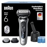 Braun Rasierer Herren Elektrisch Series 6, 62-S7650cc, Silber