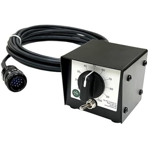 SSC Controls R810-14100 Remote Welding Current and Contactor Control Box, Replaces Miller RHC-14 (242211100), 100 ft Cable, 14-pin Plug, Made in USA Cover