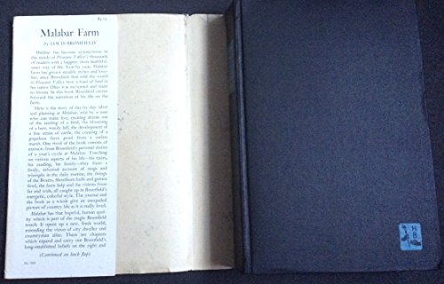 Malabar Farm By Louis Bromfield Hardback 1948 B00CD4BPQE Book Cover