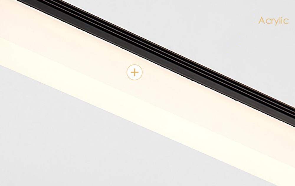 LED Spiegelleuchte Spiegellampen für Badezimmer Make-up Beleuchtung Schwarz Spiegel Frontbeleuchtung Schranklicht mit Lampenkopf skalierbar und 180° einstellbar