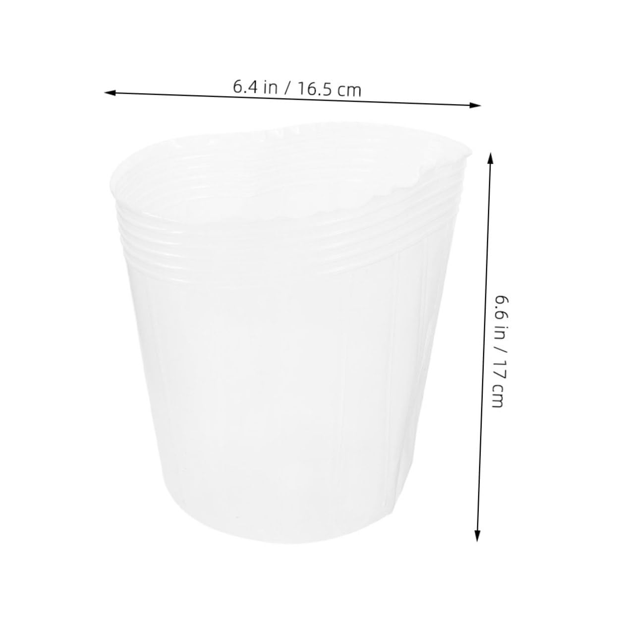 SUPVOX Flower Pot Liner Insert for Outdoor Use 10pcs Plastic Planter Pot Inserts Garden Box Liner