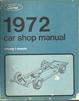 1972 Car Shop Manual, Volume I Chassis B000PRM8SK Book Cover