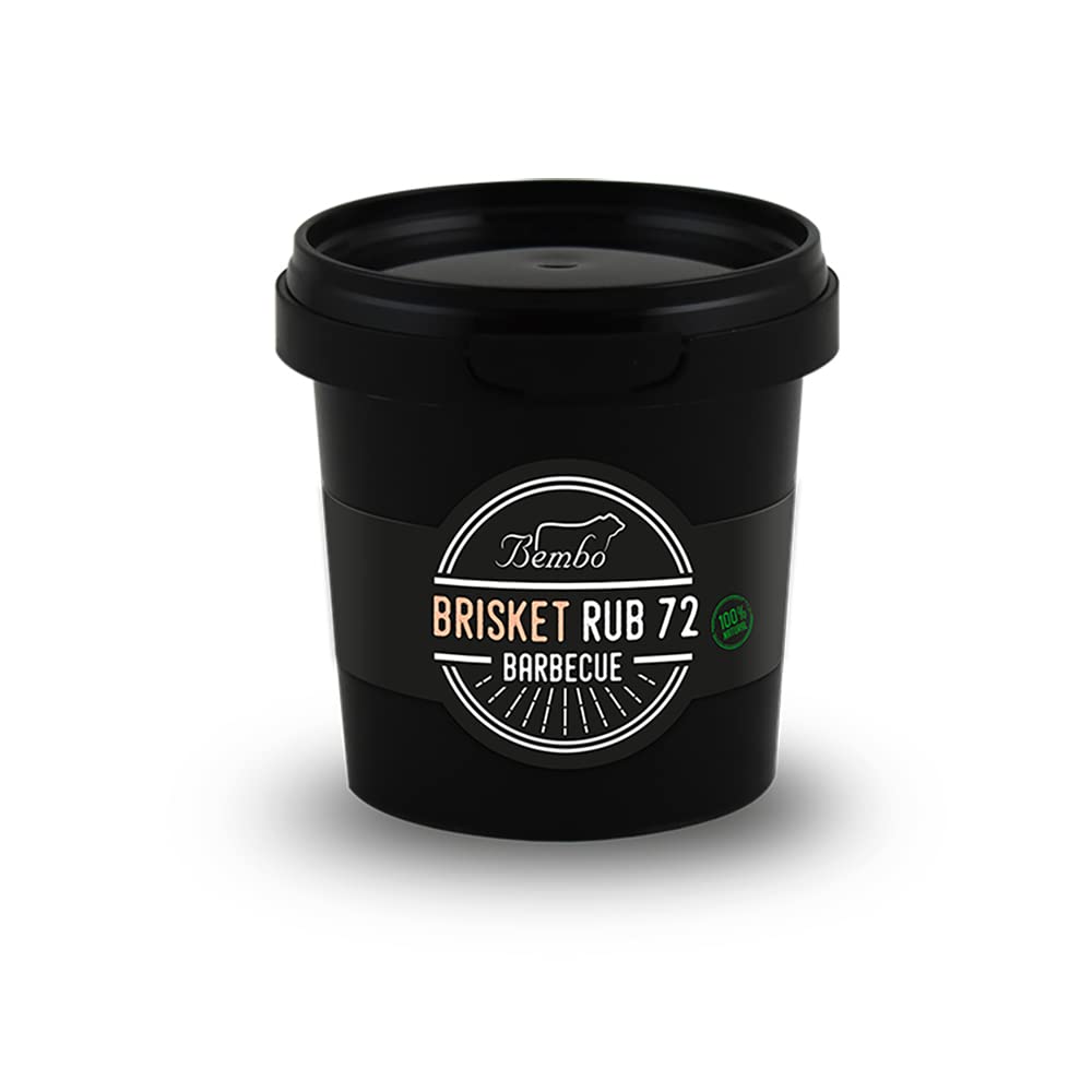 Rub BBQ Brisket Bembo – 120 g - Mélange d’Épices pour Bœuf et Poitrine de Bœuf – Marinade Sèche Barbecue – Made in Italy