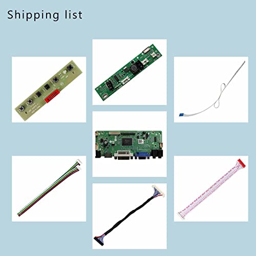 Image of VGA Audio Controller Board for 1920x1080 LM215WF4-TLE9 LM230WF5-TLD1 M236HGE-L10 30Pins LVDs LCD Screen 21.5 inch 23 inch 23.6 inch