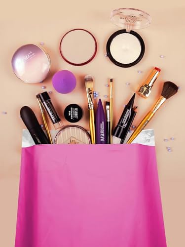 Image of Pink Poly Mailers 10x13 50 Pcs, Cute Waterproof Shipping Bags with Self-Seal Adhesive, Durable Tear-Resistant Shipping Envelopes for Clothing
