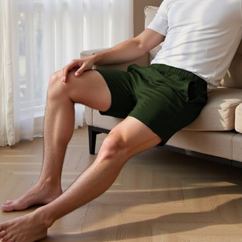 Image of AIMPACT Men's 4 inch Inseam Sleep & Lounge Pajama Shorts with Pockets
