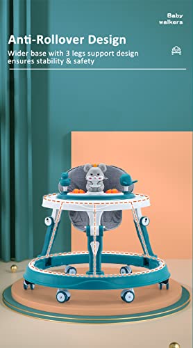 StarAndDaisy-360-Baby-Walker-Adjustable-Height-Multi-Function-Anti-Rollover-Folding-Walker-with-Height-Adjustable-6-18-Months-Male-and-Female-Baby-Walker-with-Recreational-Toy-bar-Grey