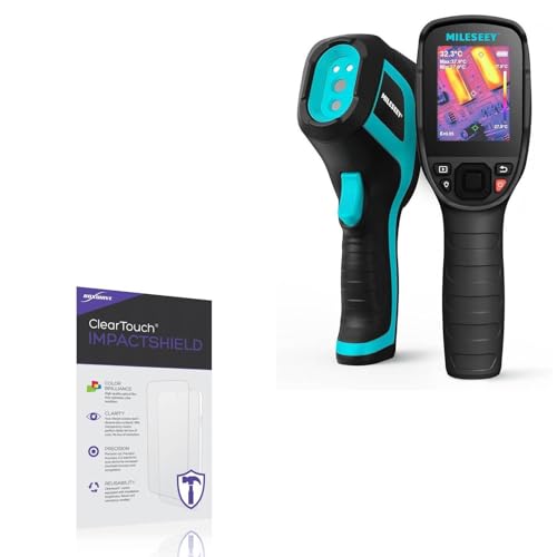 BoxWave Screen Protector Compatible with Mileseey TR256B/TR256E Industrial Thermal Imager - ClearTouch ImpactShield (2-Pack), Impenetrable Screen Protector Flexible Film