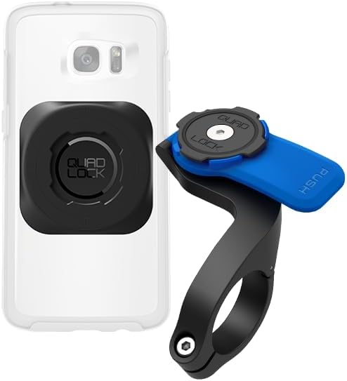 Quad Lock Out Front Mobile Phone Holder Bicycle Mount V2 Kit with Universal MAG Fit Adapter