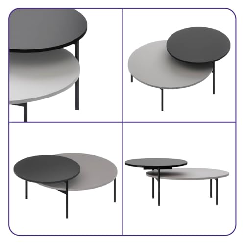 Image of Wakefit Center Table | 1 Yr Warranty | Coffee Table for Living Room Wooden, Tea Table for Living Room Wooden, Sofa Table, Free Installation from Brand, Modern Multi-Functional & Wobble-Free(Arkive)