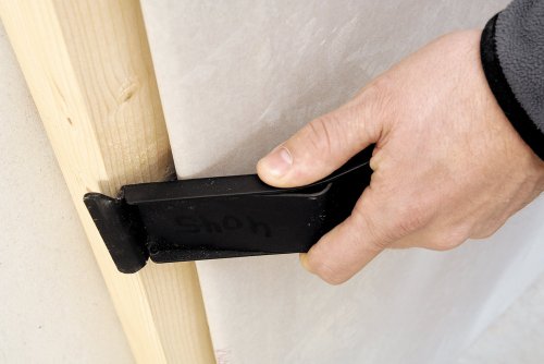 wolfcraft Platenlift met trekhaak I 4045000 I Montagehulpmiddel voor gipskartonplaten - Afbeelding 5