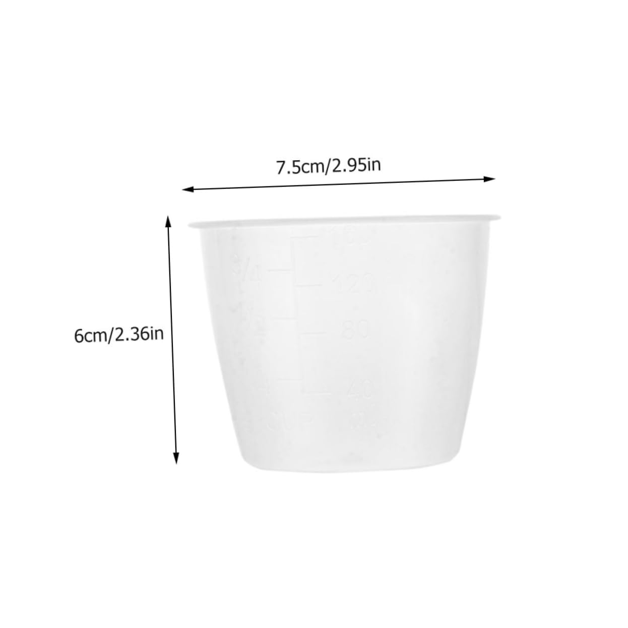 TOPBATHY 48 Piezas Taza Medidora para Olla Arrocera Taza para Hornear Taza De Control De Porciones Vaso Medidor De Escala Cuchara Medidora De Arroz Vaso Medidor Graduado Páginas