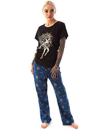 Pijamas de mujer de Wonder Women Pajamas largas o cortas damas de noche ropa de S