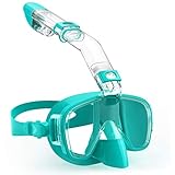 Greatever G3 Snorkel Mask,2 in 1 Foldable 180 Degree Panoramic View Diving Mask with Latest...