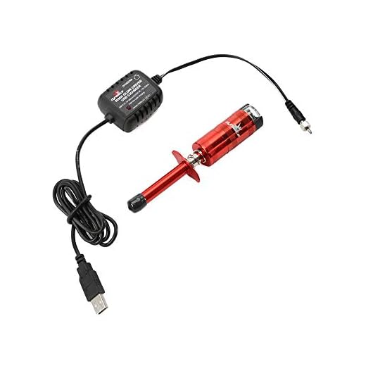 Dynamite Metered Ni-Mh Glow Driver w/USB Charger DYNE0200 Glow Plugs