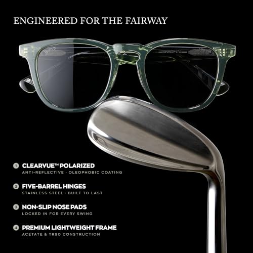 Image of WearMe Pro Wyndham Men's Polarized Sunglasses, Sports & Golf Design, UV400