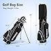 Tangkula 9/10 Pieces Men's Complete Golf Clubs Set Right Hand, Includes 460cc Alloy #1 Driver & #3 Fairway Wood & #4 Hybrid & #6/#7/#8/#9/#P Irons & Putter, Golf Club Set
