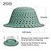zaa Bathtub Drain Hair Catcher, Premium Silicone Collapsible One Pack Drain Protector for Pop-Up and Regular Drains of Shower, Bathtub, Tub, Bathroom, Sink, Green