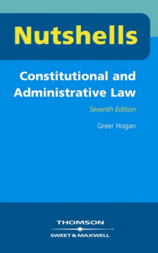Nutshells Constitutional and Administrative Law