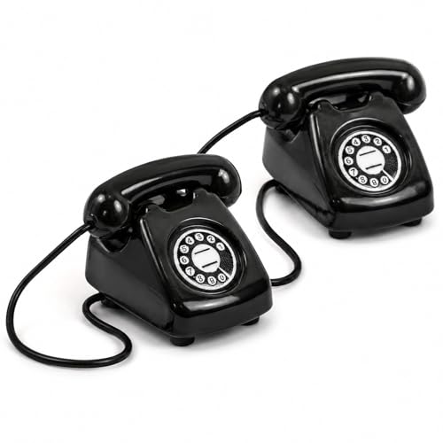 Mini téléphone miniature vintage pour maison de poupée et décoration de bureau