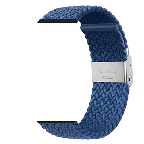 Bracelet montre nylon 22mm d'une finition tressée premium avec connecteurs QuickFit pour Garmin