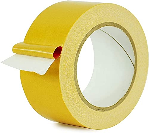 Bilvina Self Adhesive Double Side carpet Tape 2’’ X 5 Meter | Light Yellow (B095WZBJSY) Amazon Price History, Amazon Price Tracker