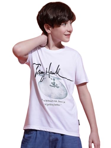 Image of Li'l Tomatoes Boys Cotton T-Shirt | Graphic Printed Half Sleeve Casual Summer Wear | Soft & Breathable | 9-16 Years