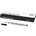 Montblanc Rollerball Capless System Refill (M) Mystery Black 113777 – Pen Refills with a Medium Tip – 1 x Black Pen Cartridge