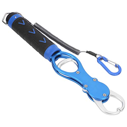 Fish Control with Scale, Fishing Lip Grip One Piece Symmetry Check for Player for Home for Outdoor Product for Hobbyist (Blue)