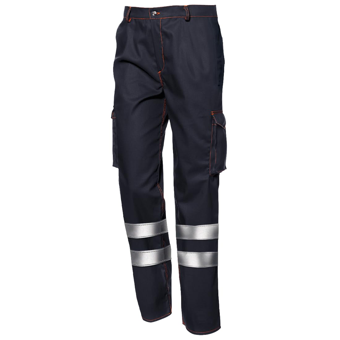 Sir Safety Polytech con Bande MC5763 – Pantalone da Lavoro multinorma ignifugo Antistatico Alta visibilità per Ambienti ad Alto Rischio