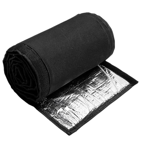 Sionhiuo Kupferrohr Isolierung Schutz | 600D Oxford Kupferbahn Wärmeschutz Hülle,Wetterfeste Klimaanlage Wärmeschutz für Pool Wärmepumpe Fußbodenheizung Winter Outdoor