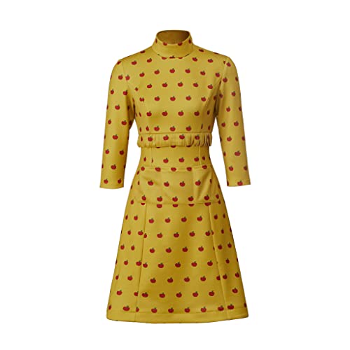 LoliMiss Fantastic Mr Fox Cosplay Mrs Fox Costume Dress (M Yellow)