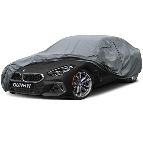 Image of GUNHYI Premium Car Cover Custom Fit BMW Z4(2009-2026), 16 Layers Heavy Duty Car Cover Waterproof All Weather with Zipper Door for Sun Rain Snow Dust Uv Protection