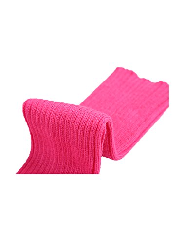 Image of uxcell Women's Knitted Design Solid Warm Thick Knee High Length Ribbed Leg Warmers