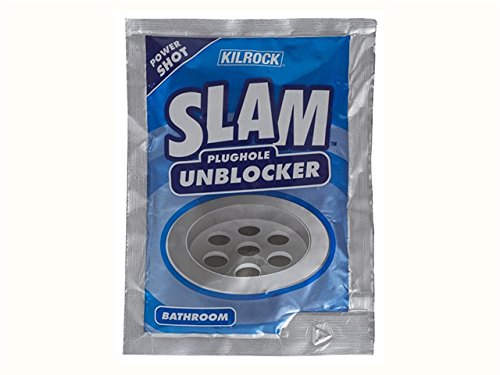 Kilrock 183986 Slam Bathroom Plughole UnBlocker Blue