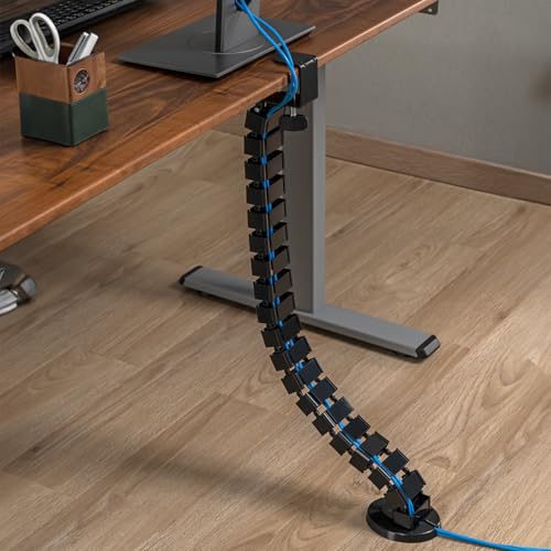 Guide-câbles haut de gamme LogiLink KAB0092 structure articulée noire