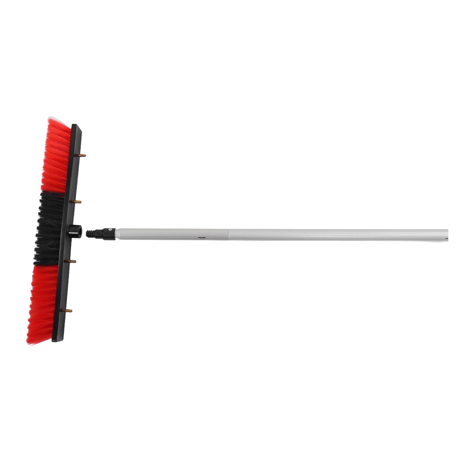 aqxreight Zestaw z tyczką Fed Brush Duty Duży Rozmiar Przenośna Myjnia Wysuwany środek Czyszczący System Paneli Słonecznych 6 M Słupek Plus 50 Cm Panele Szczotkowe i do Cl Zestaw z tyczką System (7m