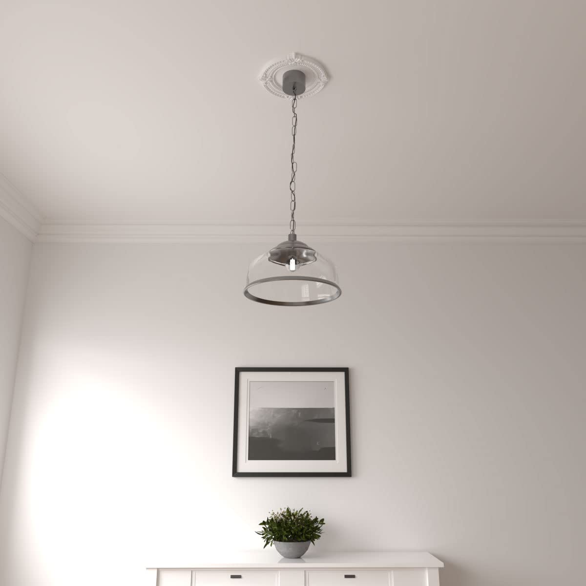 11 1/8"OD x 6 1/8"ID x 5/8"P Benson Ceiling Medallion (Fits Canopies up to 6 1/8") — Amazon image 8