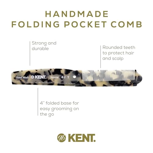 Kent Set Peines para Hombre, 82T X-Small, Dientes Finos miniatura 5