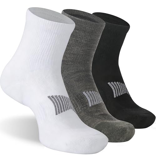 Image of 3 Pairs 90% Merino Wool Ankle Business Casual Thin Wool Socks | Lightweight, Arch Support, Moisture Wicking, Breathable, Business, Work, Everyday Wear, Temperature Regulating